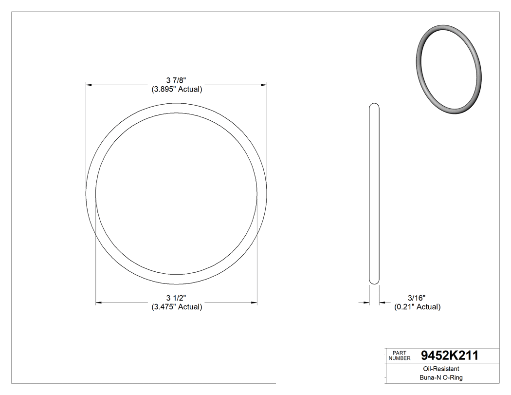 Technical drawing - 9452K211